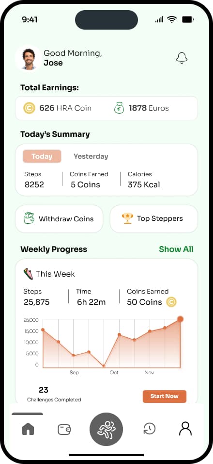 HRA Steps Feature Preview