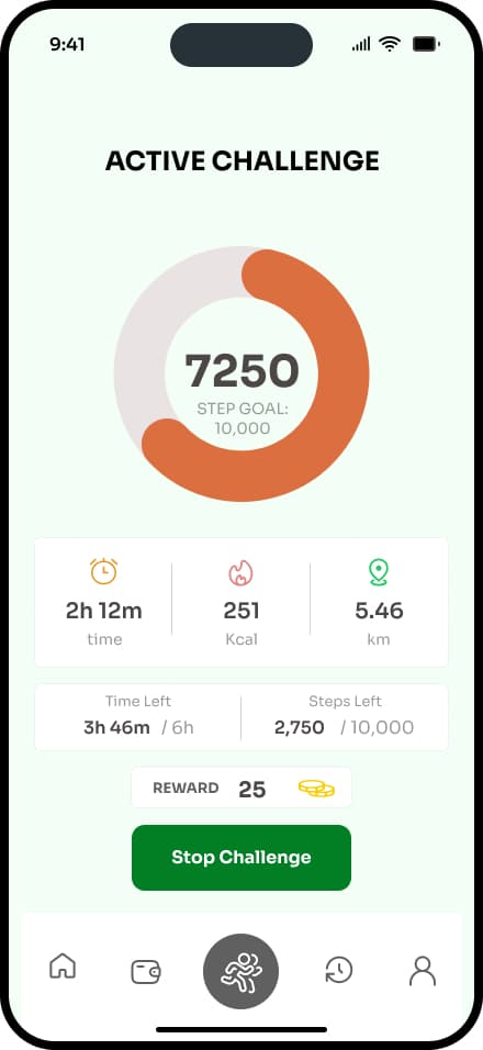 HRA Steps App Hero Preview